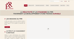 Desktop Screenshot of fondsdereserve.fr