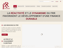 Tablet Screenshot of fondsdereserve.fr